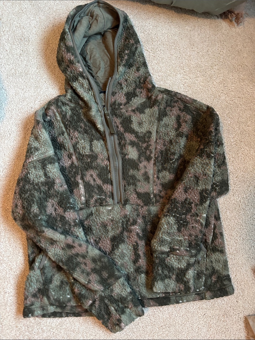 PrAna Quarter zip Sherpa